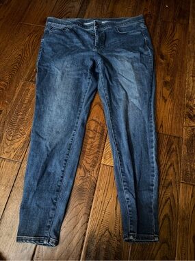 J-JILL DENIM 5 POCKET LEGGINGS Jeans Size 14P